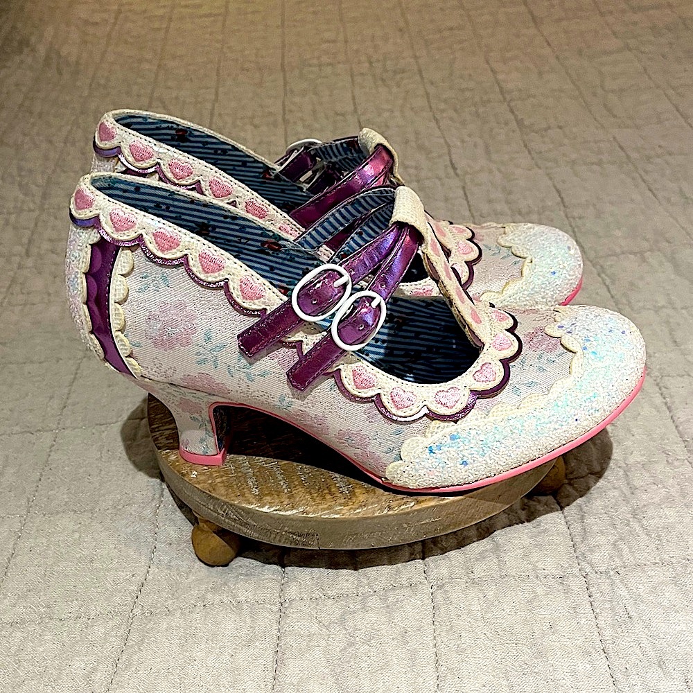 NWOT Irregular Choice | Serendipity T-Bar Mid Heels | US 6/UK 37